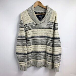Tommy Bahama Men's Mogador Island Wool Blend Shawl-Collar Sweater Size M